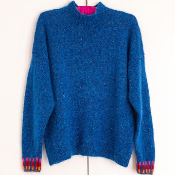 Marled Blue Sweater
