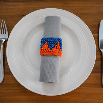 Mosaic Crochet Napkin Ring