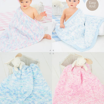 Blankets in Sirdar Snowflake Chunky - 1286 - Downloadable PDF