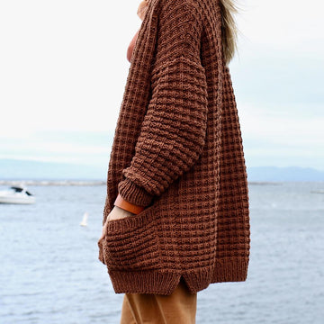 Campsite Waffle Cardigan