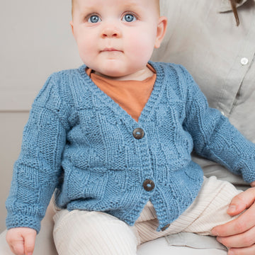 Bluebell Cardigan in Rowan Cotton Wool - RB003-00006-ENP - Downloadable PDF