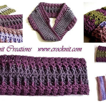 LILAC Mittens AND Headband