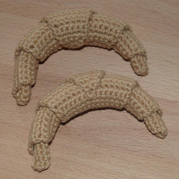 Pretzel and croissant