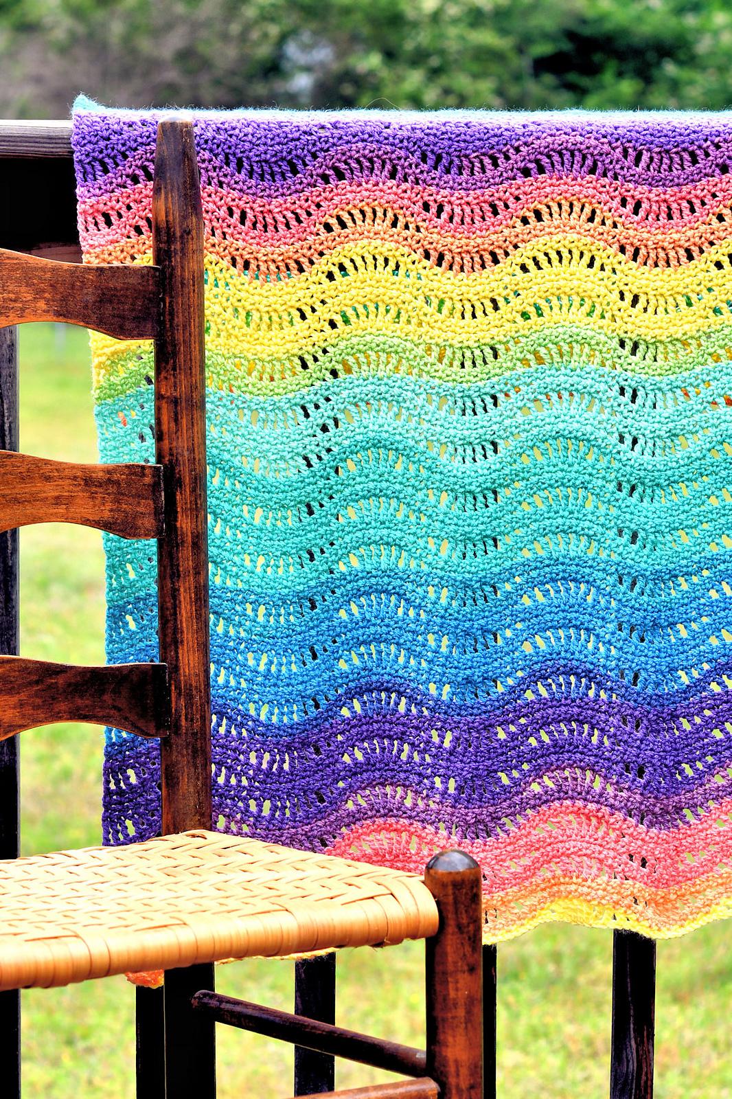 Mandala Waves Baby Blanket