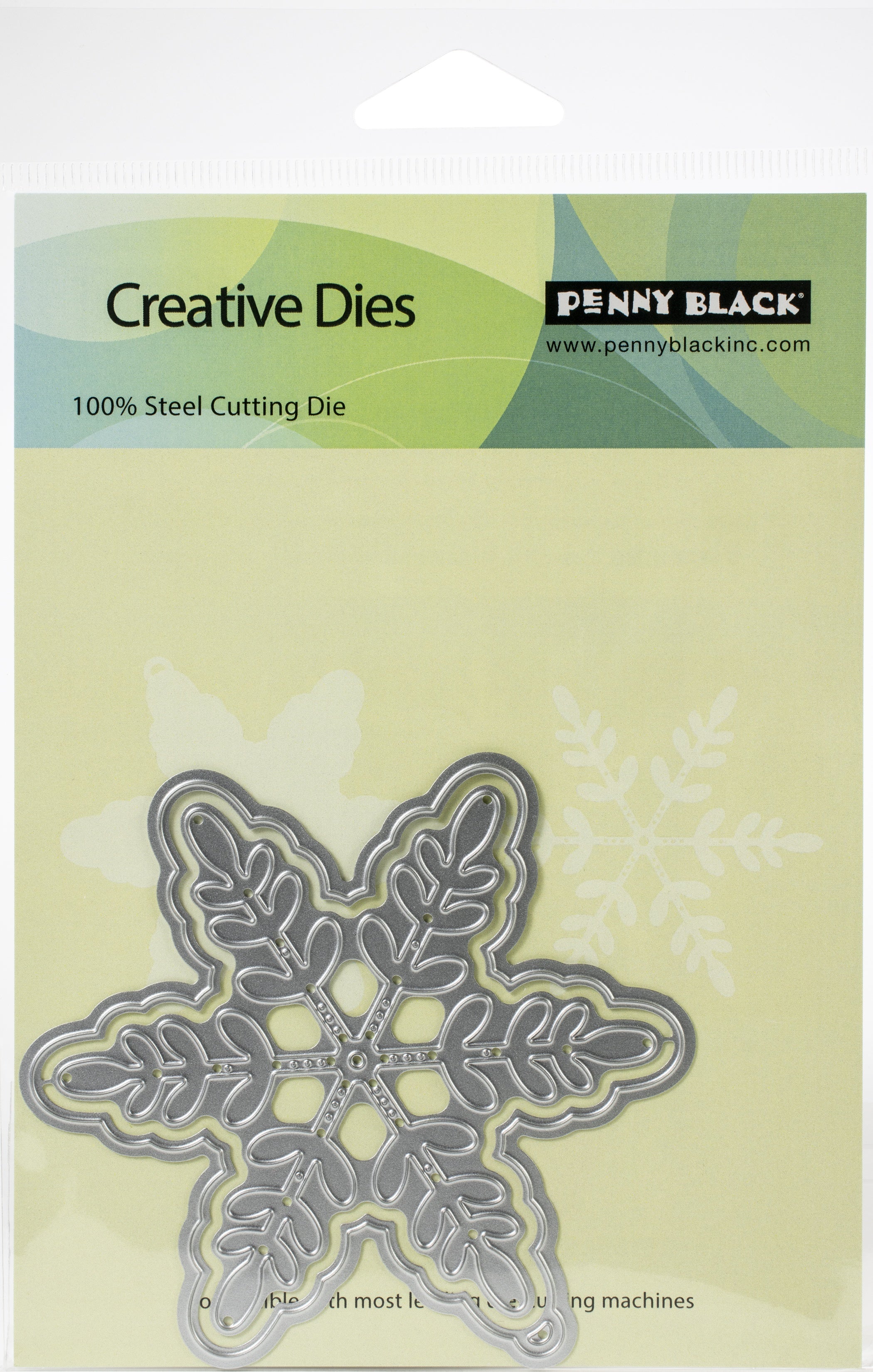 Penny Black Creative Dies - Snowflake Tag 3.8"X3.5"