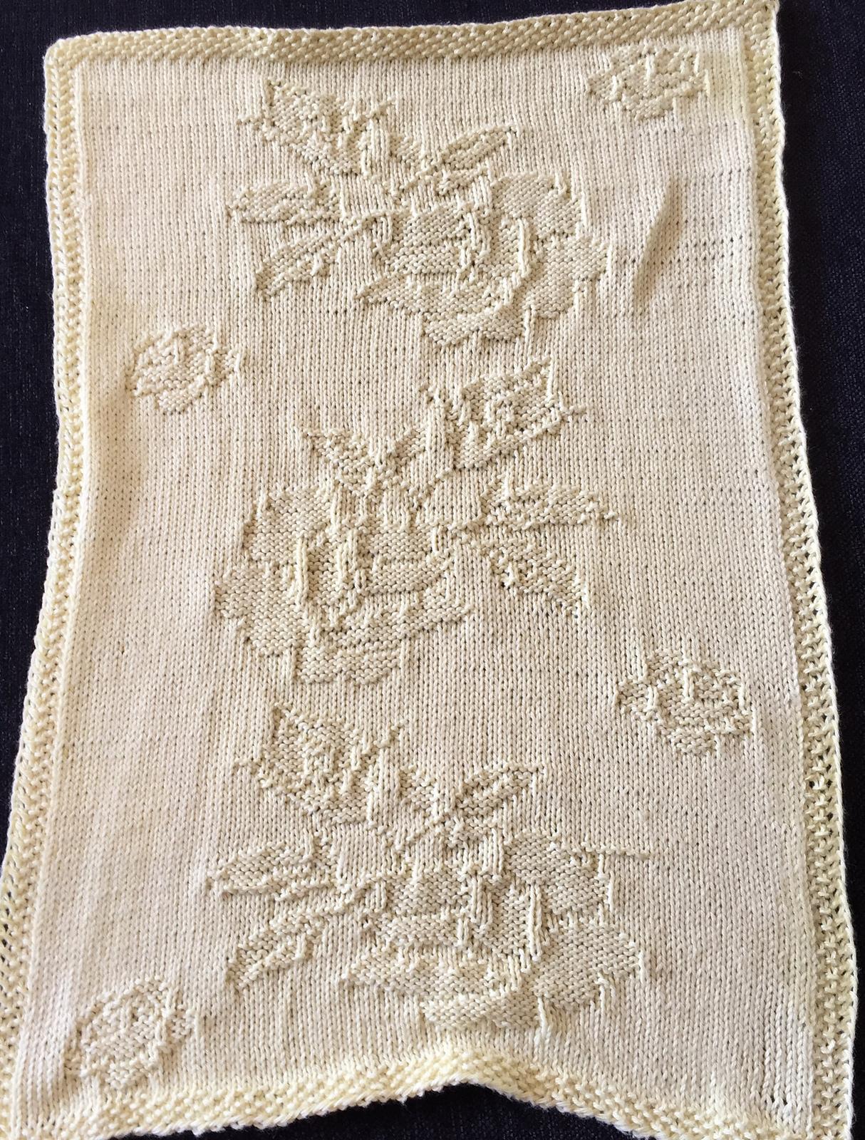 Nr. 24 Roses with small roses guest towel