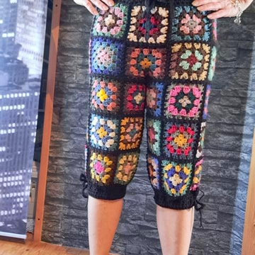 5in1 PANTS * granny square trousers