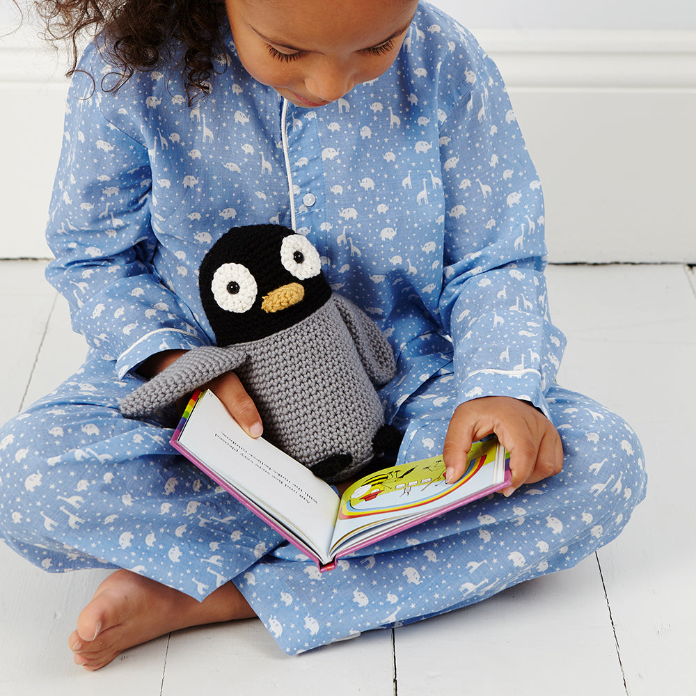 Perry the Penguin - Toy Crochet Pattern for Kids in Debbie Bliss Rialto DK
