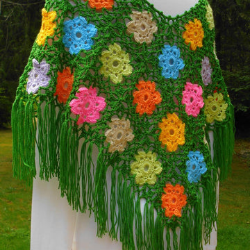 Wild Flower Poncho - PW-107
