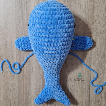Wesley the Whale - UK Terminology - Amigurumi