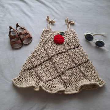 Apple Pie Baby Dress Crochet Pattern