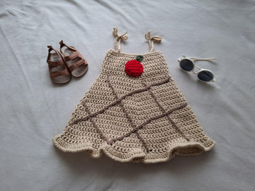 Apple Pie Baby Dress Crochet Pattern