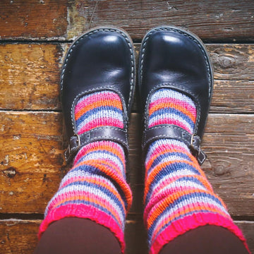 Slouchy Stripes Boot Socks