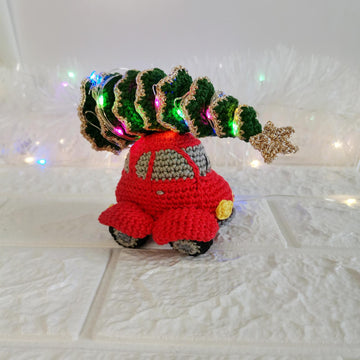 Golden Edged Mini Christmas Tree