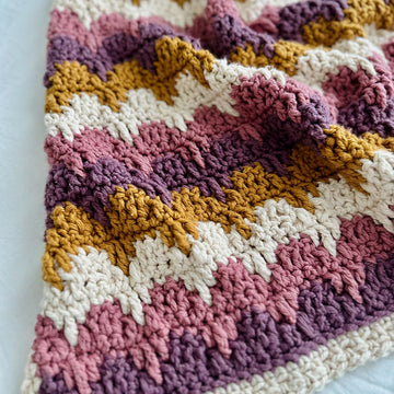 Sunset Waves Blanket