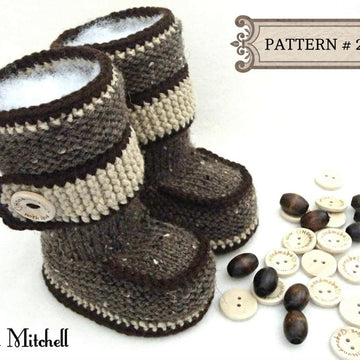 Knitted Baby Uggs Baby Boy Baby Shoes