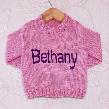 Intarsia - Bethany Moniker Chart - Childrens Sweater