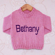 Intarsia - Bethany Moniker Chart - Childrens Sweater
