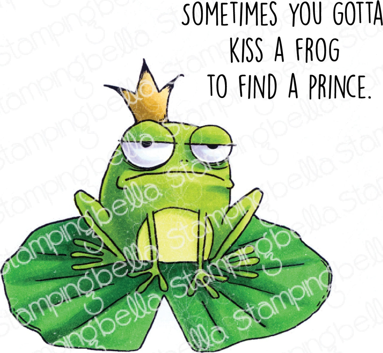 Stamping Bella Cling Stamps - Oddball Frog Prince