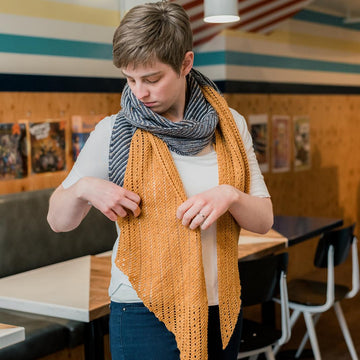Lace Dipped Shawl