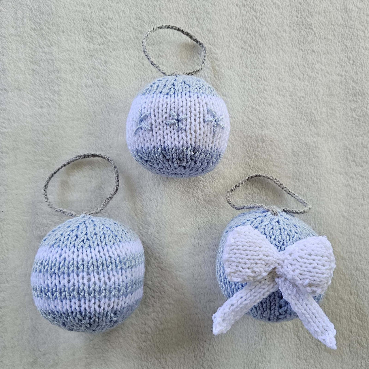 Knitted Baubles
