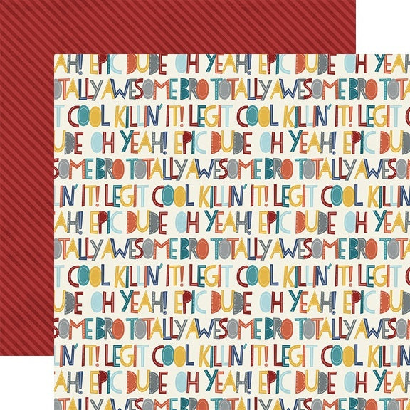 Simple Stories Bro & Co. Double-Sided Cardstock 12"X12" 25/Pkg - Totally Legit!
