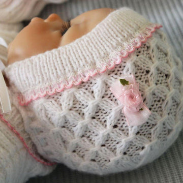 Baby Bonnet Knitting Pattern