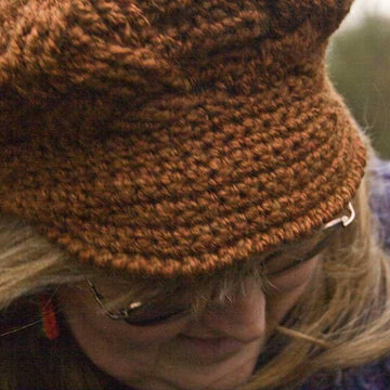 Cabled Beret and Newsboy Cap - Chunky Version