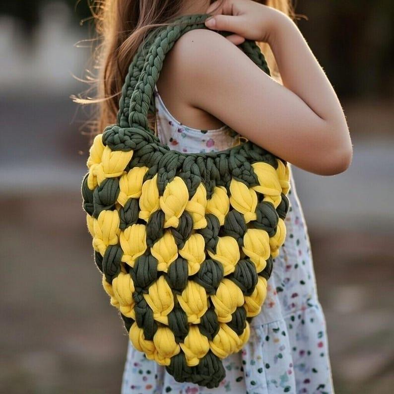 Crochet Macrame Bag Pattern – Easy Handbag PDF + Video Tutorial