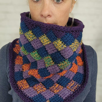 Entrelac Bandana