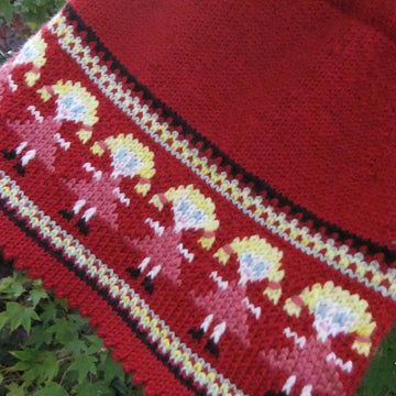 Little Girl Colourwork Chart