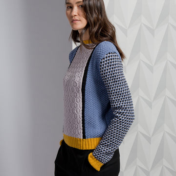 Katis Jumper - Jumper Knitting Pattern For Women in MillaMia Naturally Soft Merino by MillaMia