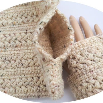 Cozy Cool Beans Loop Scarf with Hand-Muff