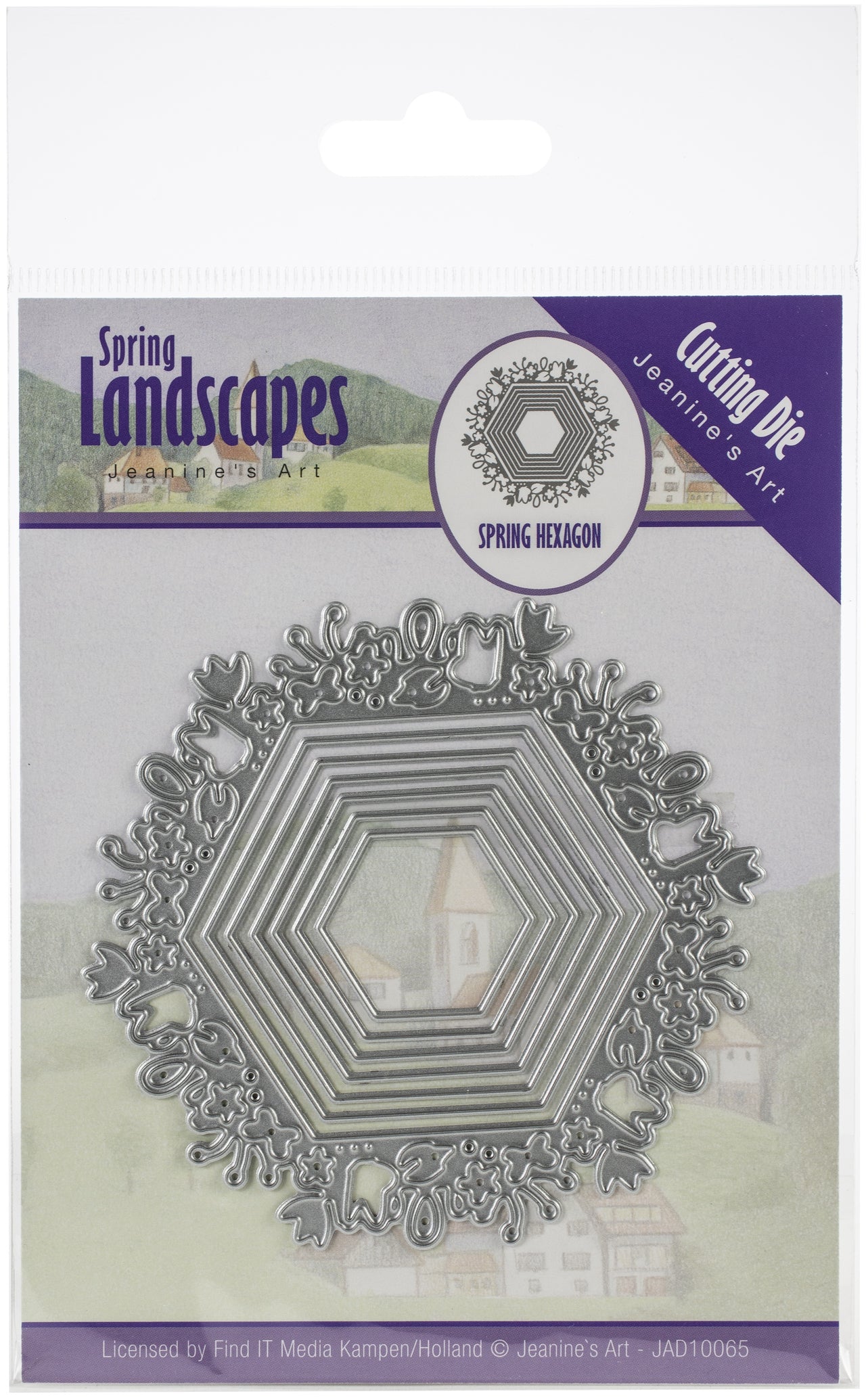 Find It Trading Jeanine's Art Die - Hexagon, Spring