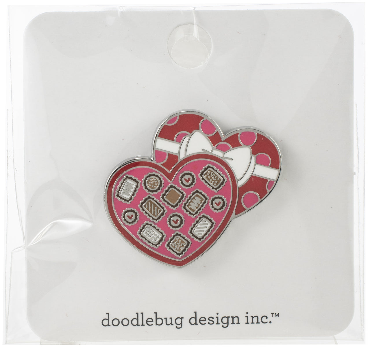 Doodlebug Collectible Enamel Pin - Chocolate Box