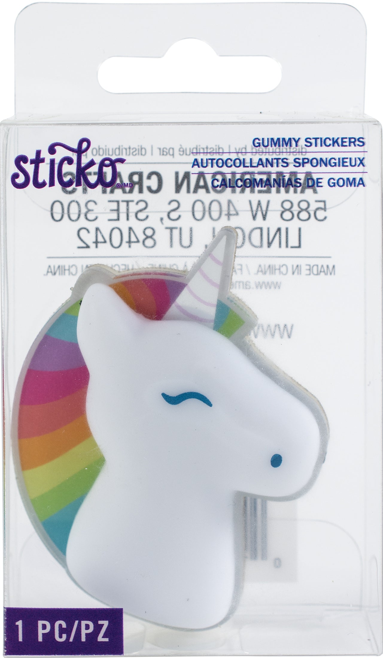 Sticko Gummy Stickers - Unicorn