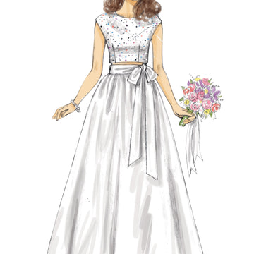 McCall's Misses' Crop Top and Gathered Skirts M7355 - Sewing Pattern