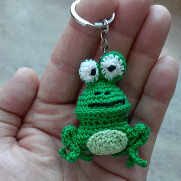 Frog Amigurumi Keychain