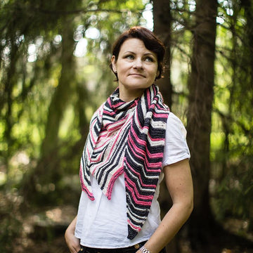 Stripe it Away Shawl