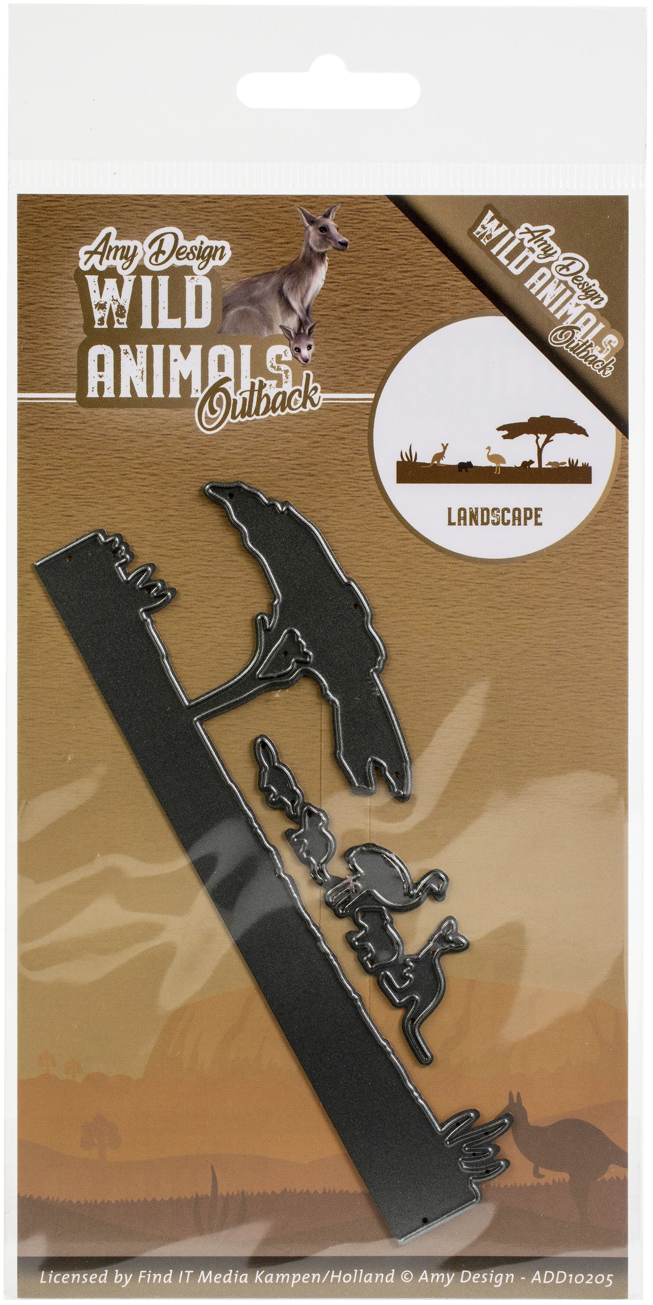 Find It Trading Amy Design Die - Landscape, Wild Animals Outback