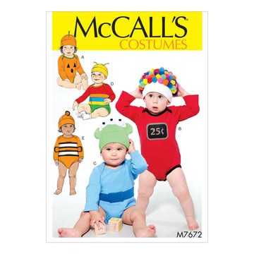 McCall's Infants Costumes M7672 - Sewing Pattern