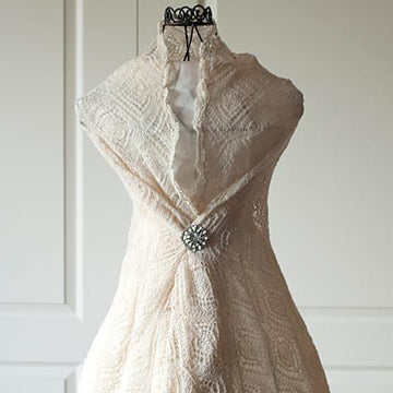 Rectangle lace shawl "Annabelle"