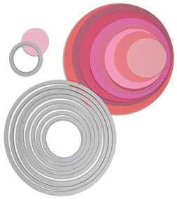 Sizzix Framelits Dies 8/Pkg - Circles