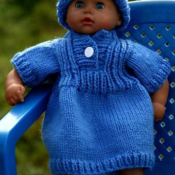 Riding Hood Dress and Hat for Baby Doll