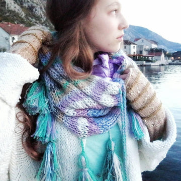 Yarn Leftover Chunky Cowl