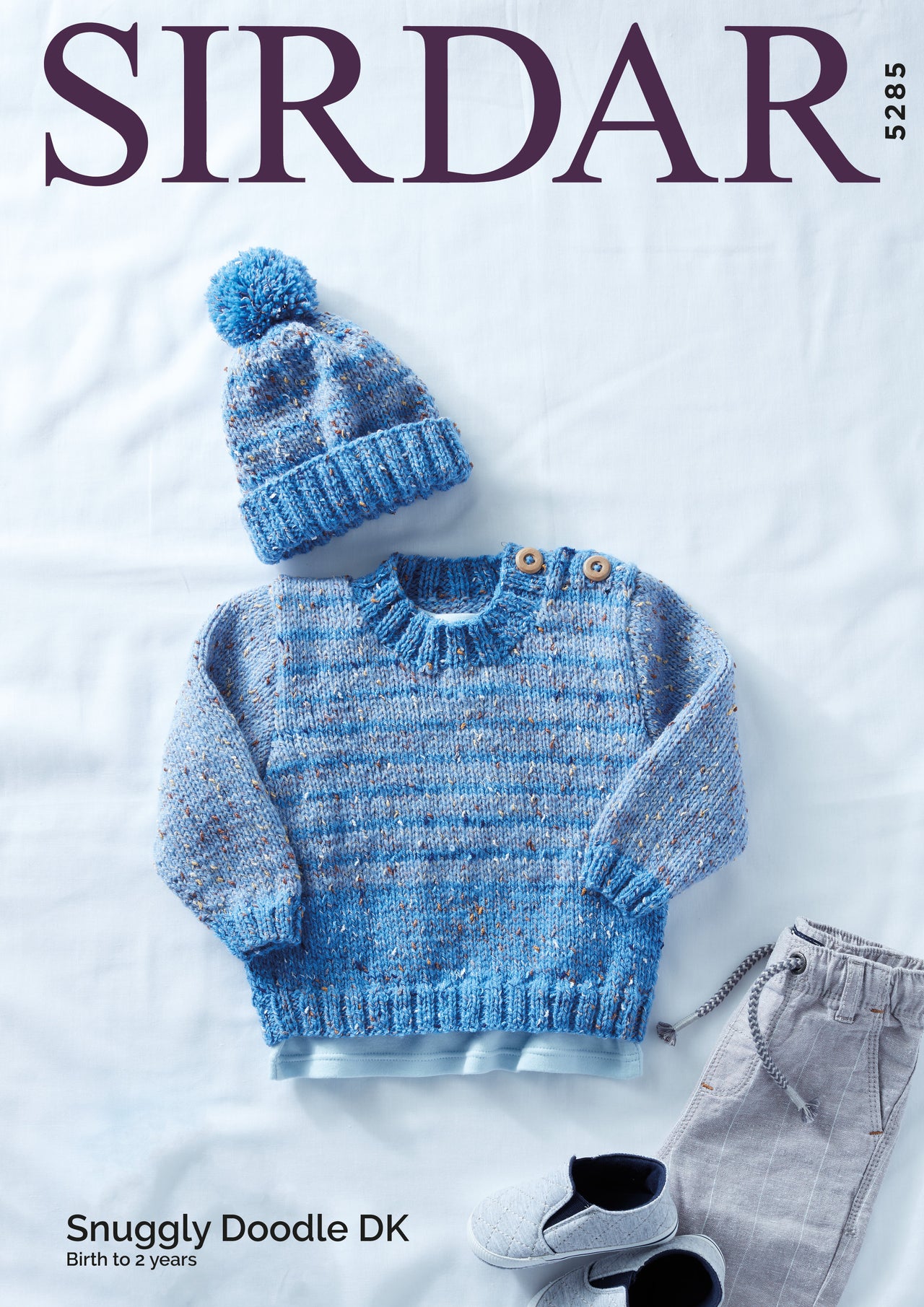 Hat & Jumper in Sirdar Snuggly Doodle DK - 5285 - Leaflet