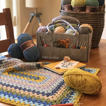 Making Waves Rectangle Granny Blanket