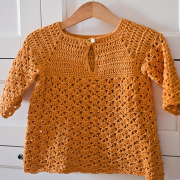 Mustard Bow Dress