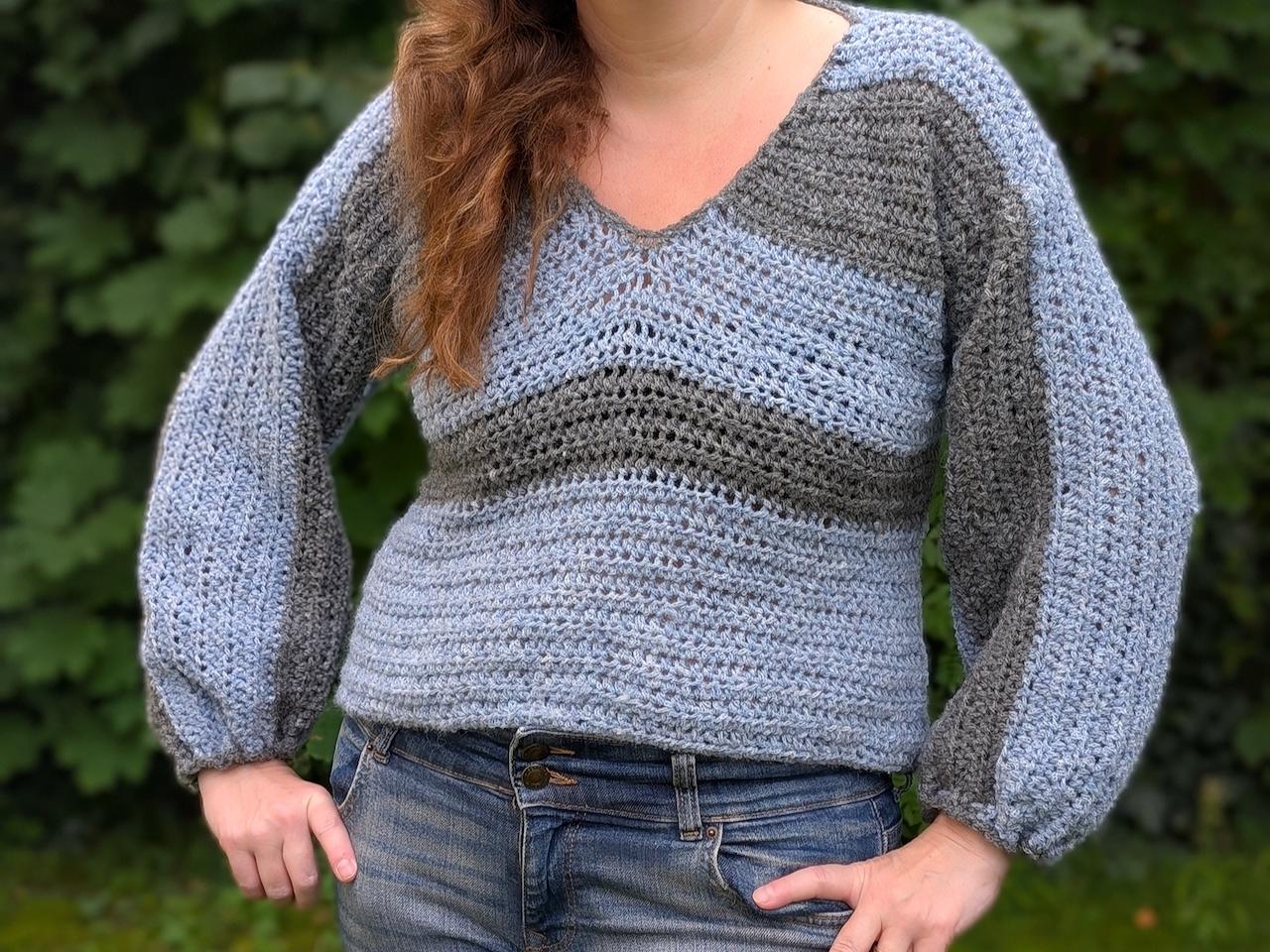 Sweater "Two Shades of Grey"