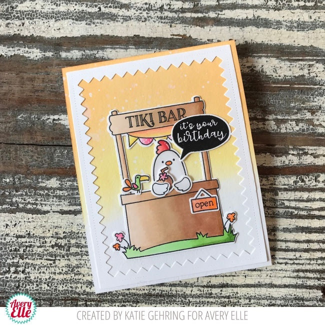 Avery Elle Clear Stamp Set 4"X6" - Market Stand